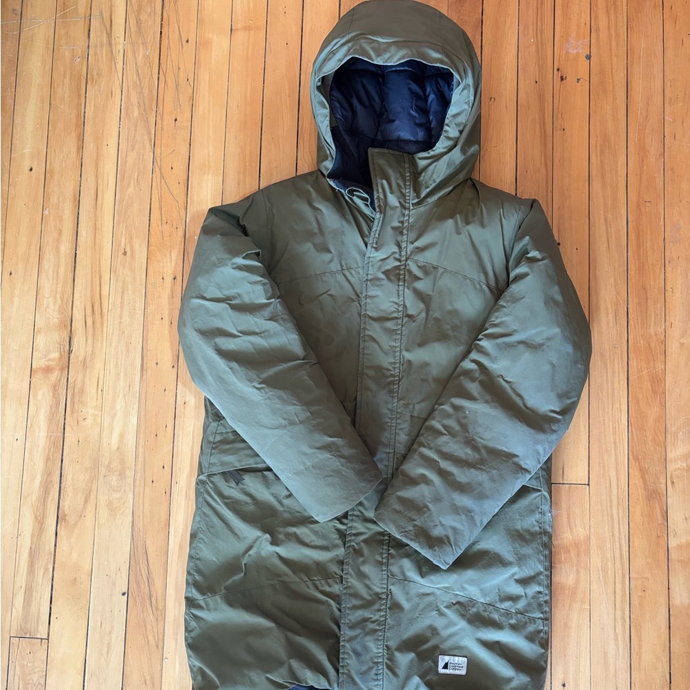 Mountain Equipment Co-op Olive Green Kids parka Coat